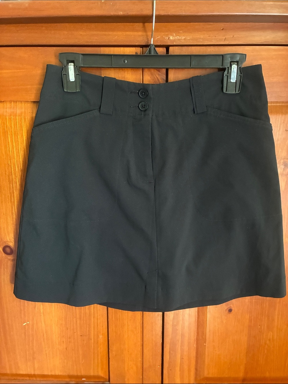 Classic Black Women's A-Line Skort